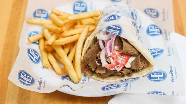 Order Combo Gyro Pita food online from The Hungry Greek store, Hot Springs on bringmethat.com