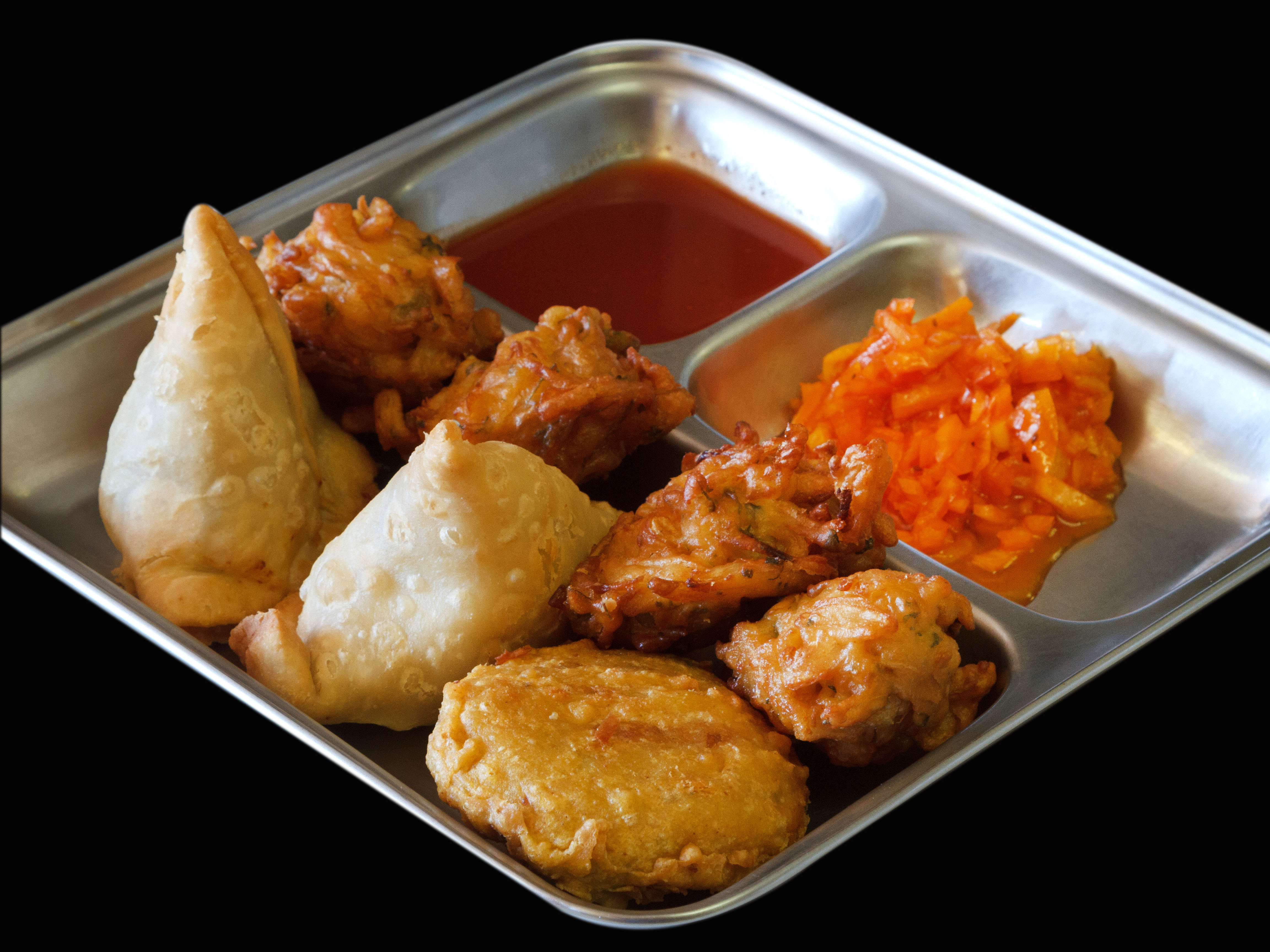 Order Aman Vegetarian Platter food online from Aman palace store, Somerville on bringmethat.com