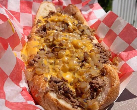 Order Philly Philly Cheesesteak Sandwich food online from Philly Philly Steaks store, Toms River on bringmethat.com