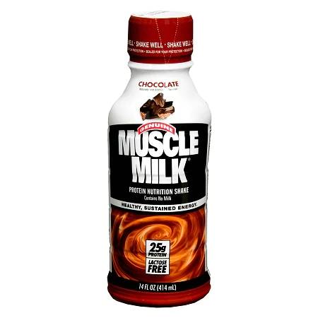 Order Muscle Milk Protein Nutrition Shake Chocolate food online from Pepack Sunoco store, Peapack on bringmethat.com