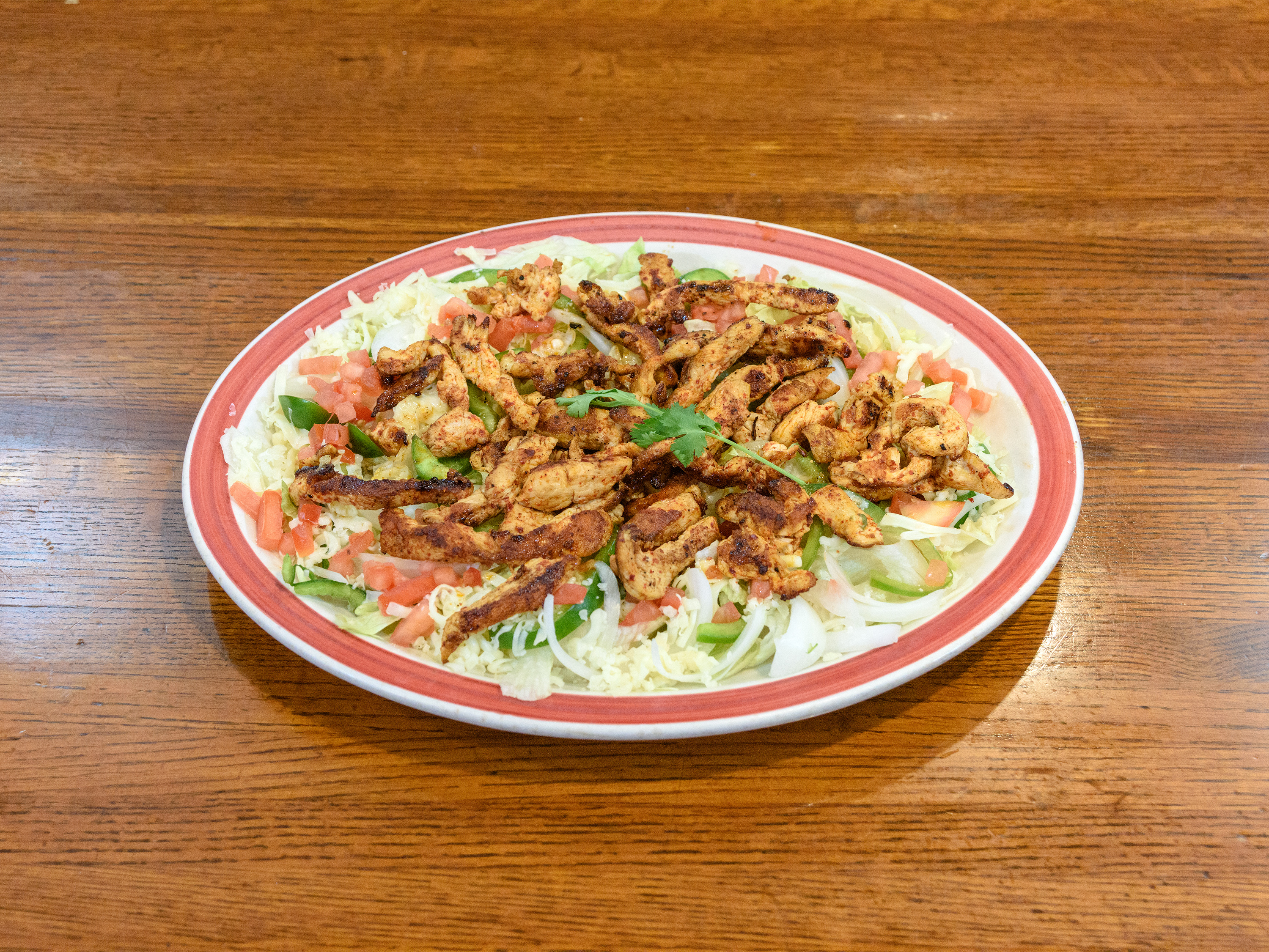Order Fajita Salad food online from Los Aztecas store, Louisville on bringmethat.com