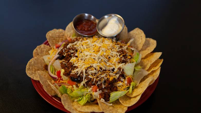 Order Taco Salad food online from Neighborhood Pizza Cafe store, Springfield on bringmethat.com