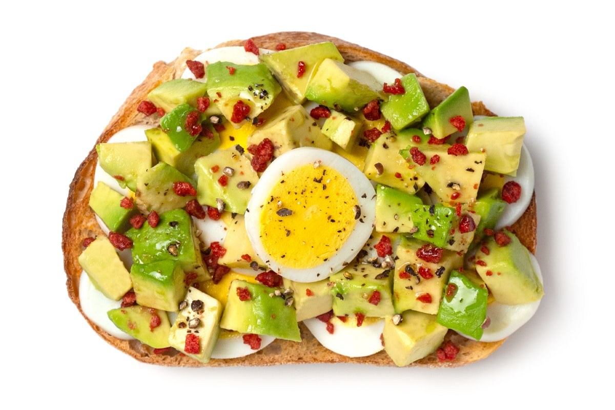 Order Avocado & Egg Toast food online from Robeks store, Canton on bringmethat.com