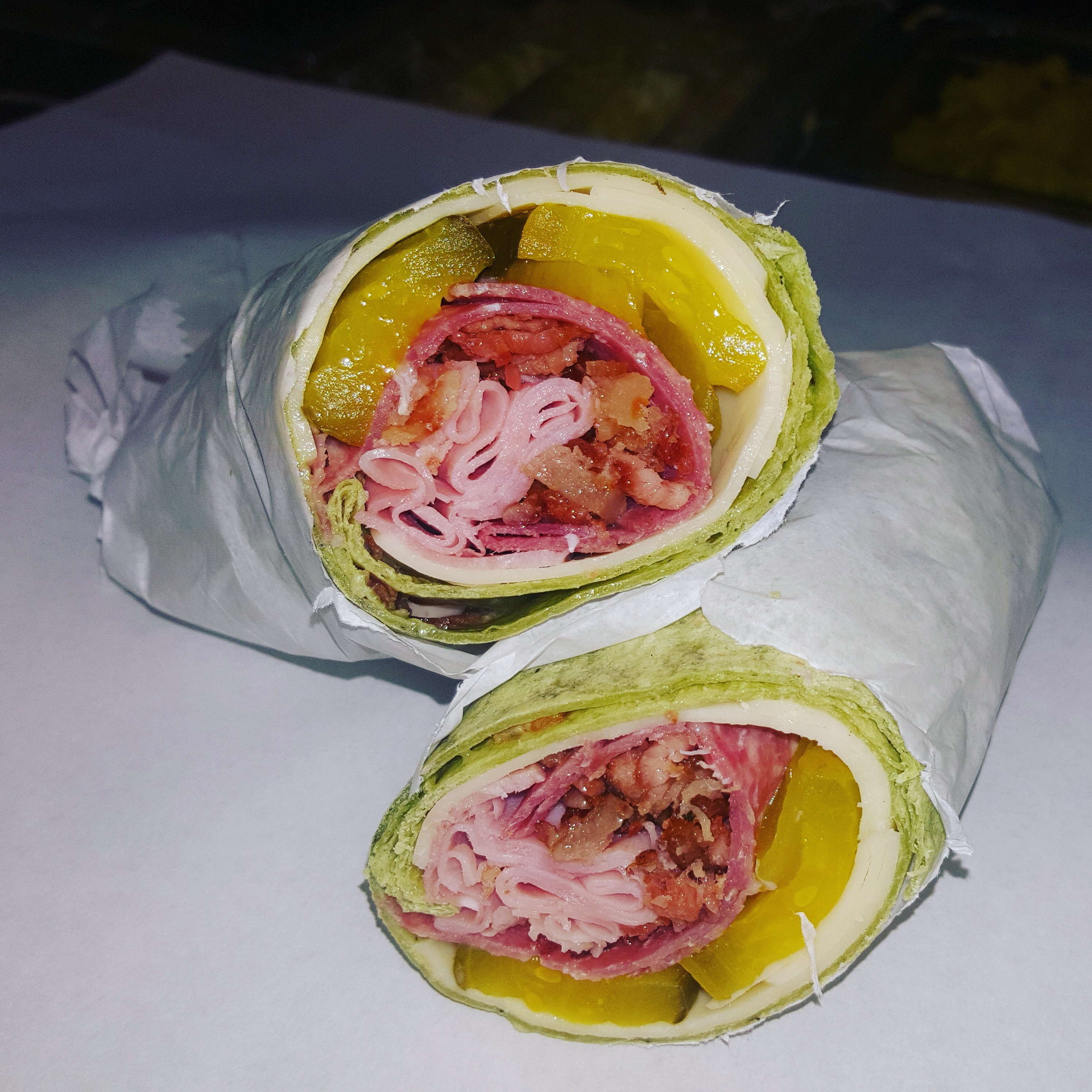 Order Honey Ham and Cheese Wrap food online from Super hero sub shop store, Jersey City on bringmethat.com