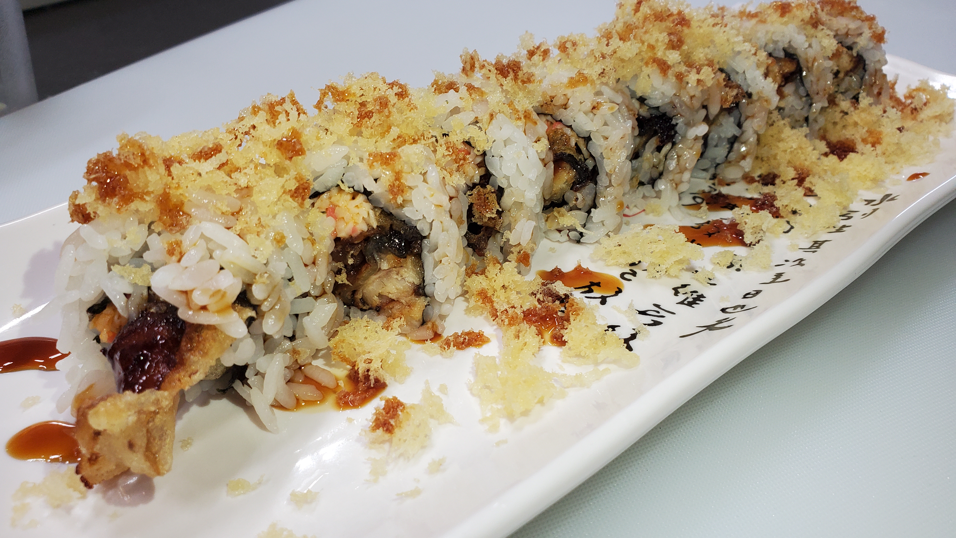 Order Crunch Eel Special Roll food online from Sushi Loco store, Long Beach on bringmethat.com