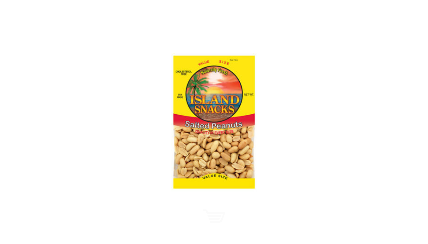 Order Island Snacks Salted Peanuts 7.5 oz food online from Foodland Liquor store, Santa Ana on bringmethat.com