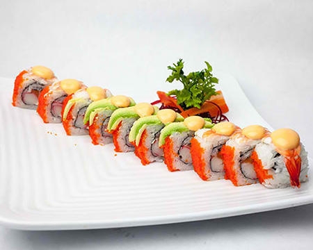 Order Kalypso Roll food online from Kumori Sushi & Teppanyaki store, Mcallen on bringmethat.com