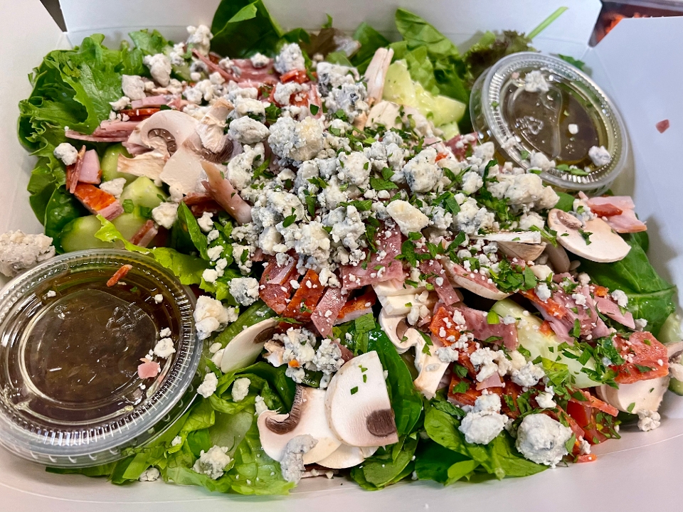 Order ANTIPASTO SALAD food online from Bitcoin Pizza store, Seattle on bringmethat.com