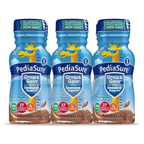 Order PediaSure KidsÂ¿ Nutritional Shake Chocolate - 8.0 fl oz x 6 pack food online from Walgreens store, Westfield on bringmethat.com