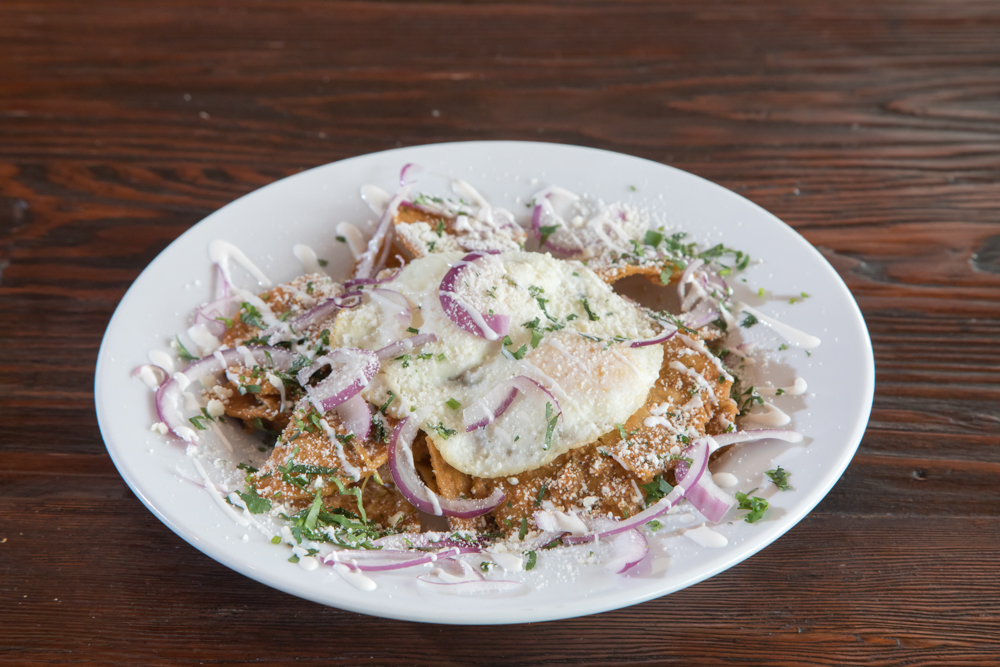 Order Chilaquiles food online from The Rockefeller Hermosa Beach store, Hermosa Beach on bringmethat.com