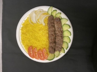 Order Kifta Kabob Plate food online from Al Gyros Chicago Finest store, Glendale on bringmethat.com