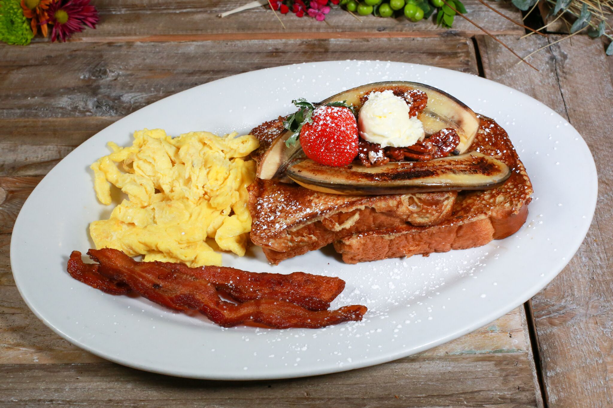 Order French Toast Tractor Driver Combo food online from Hash House A Go Go store, Henderson on bringmethat.com