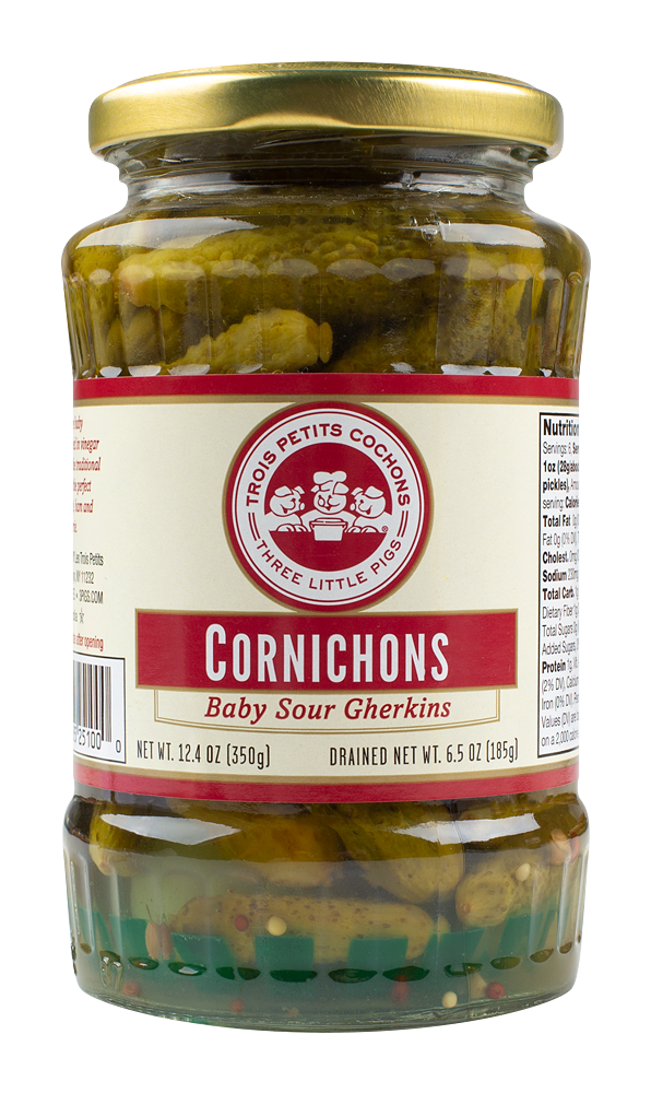 Order 3 Pigs Cornichons food online from Bakers Daughter store, Washington on bringmethat.com
