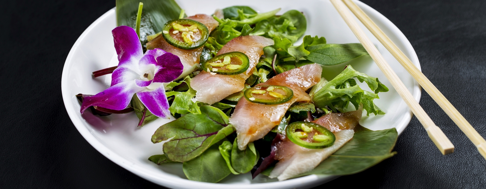 Order Yellowtail Carpaccio food online from PB Sushi store, San Diego on bringmethat.com