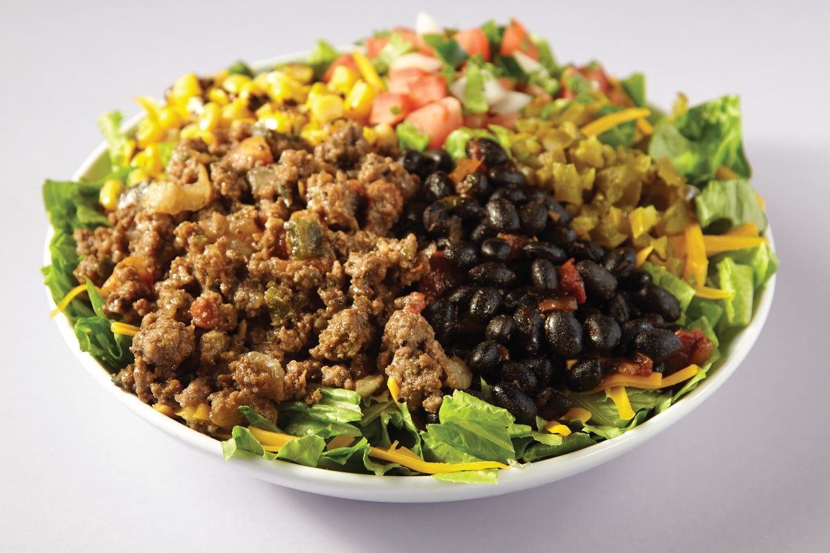 Order The Tex-Mex Flex Salad food online from Savage Burrito store, Woodbridge on bringmethat.com