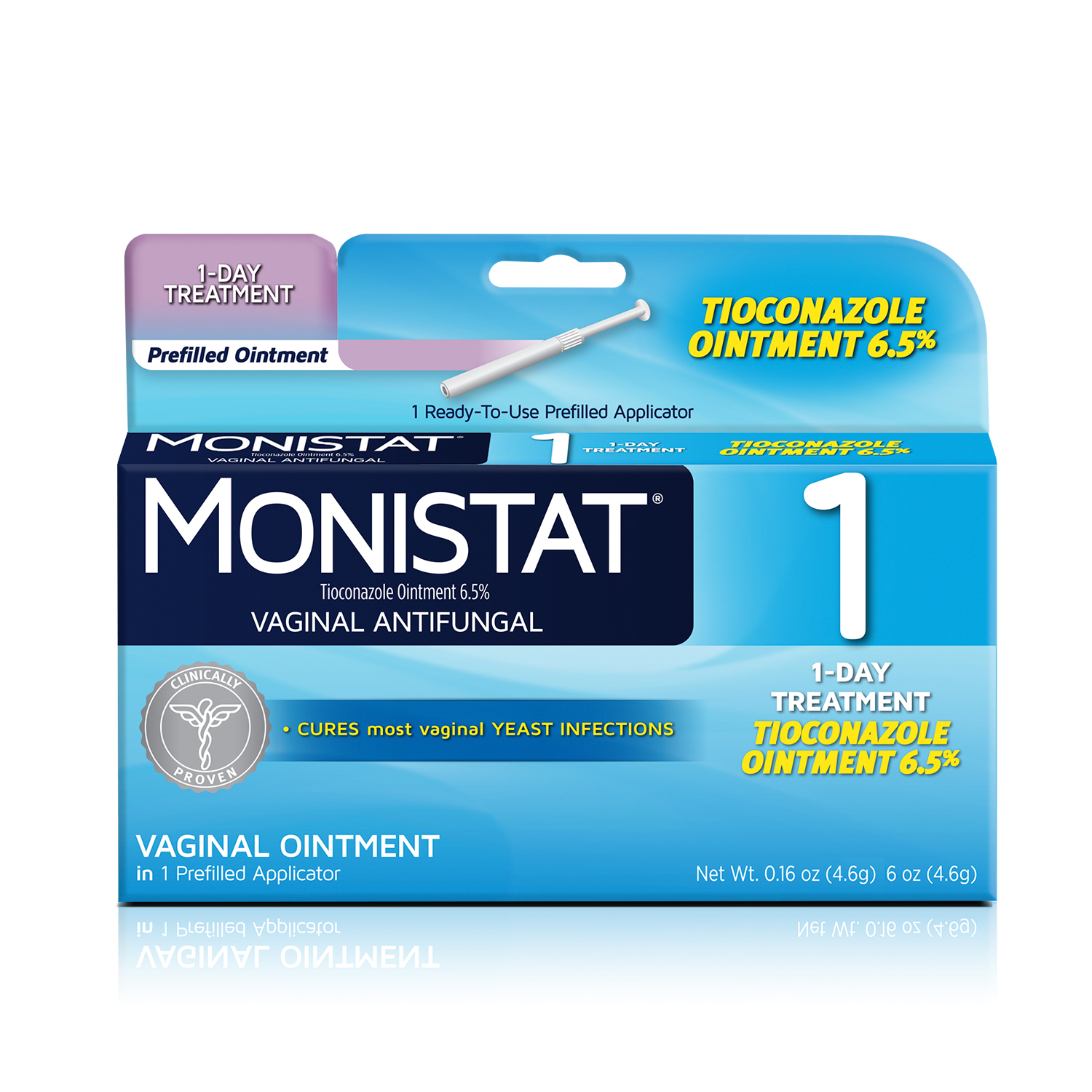 Order Monistat 1-Day Yeast Infection Treatment, Tioconazole Ointment - 0.16 oz food online from Rite Aid store, MILLER PLACE on bringmethat.com