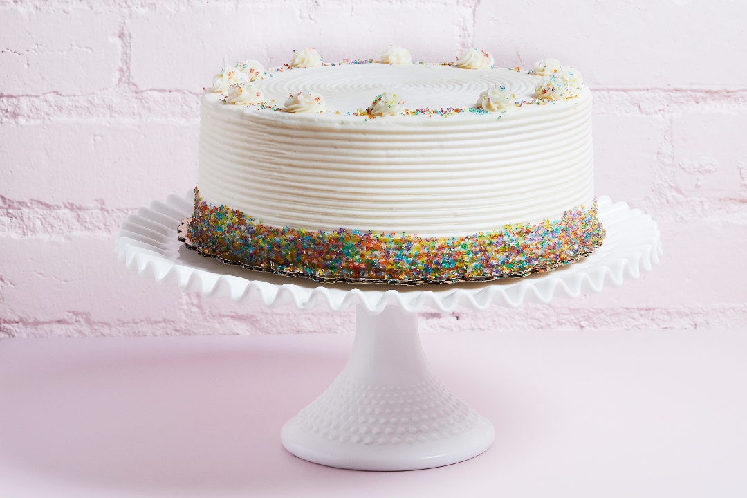 Order 6" Classic Vanilla Cake food online from Fare Well store, Washington on bringmethat.com