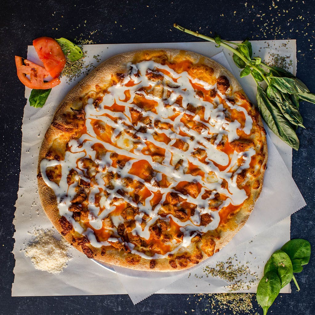 Order Buffalo Chicken Pizza - Small food online from Suppa Pizza & Subs store, North Billerica on bringmethat.com
