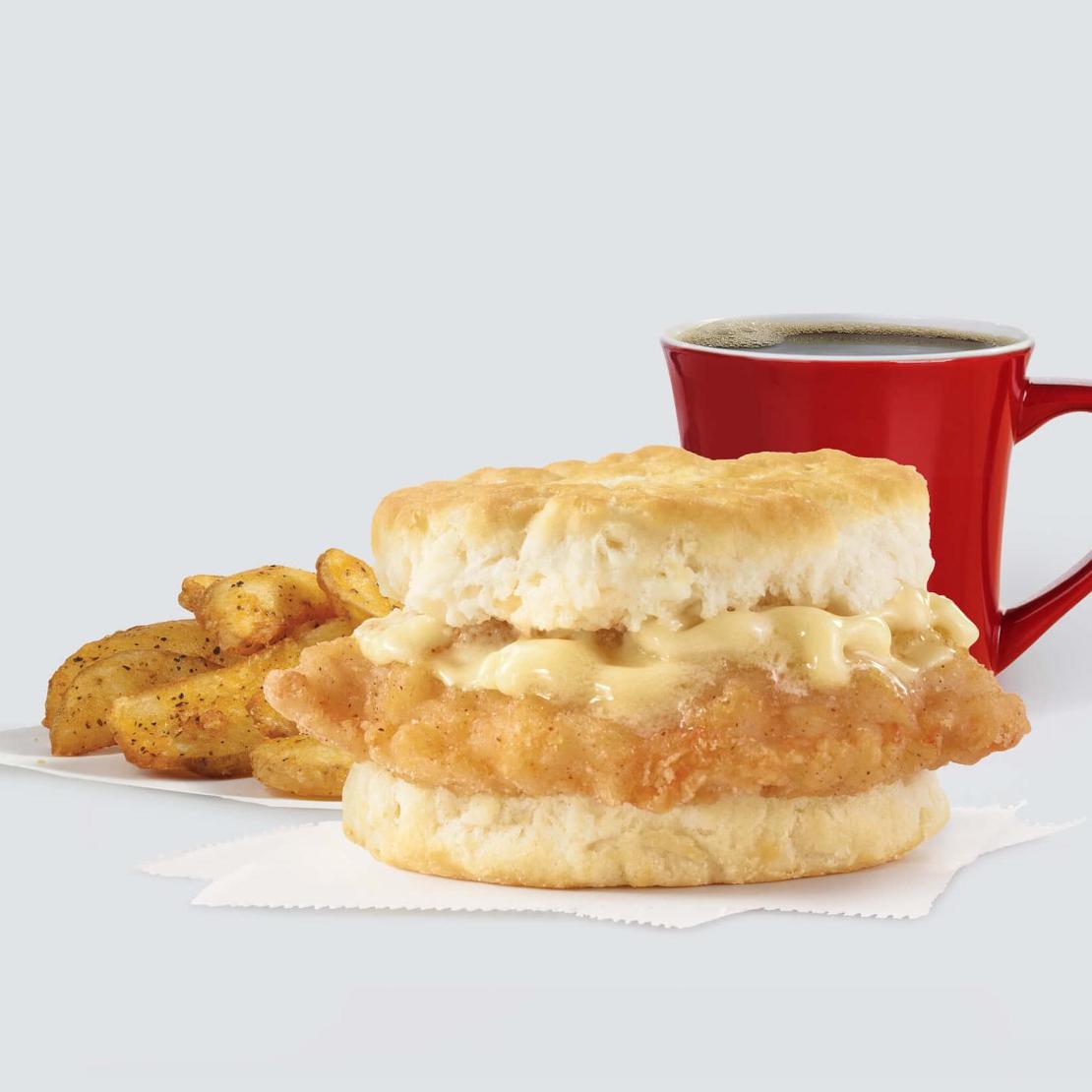 Order Honey Butter Chicken Biscuit Combo food online from Wendy store, Pomona on bringmethat.com