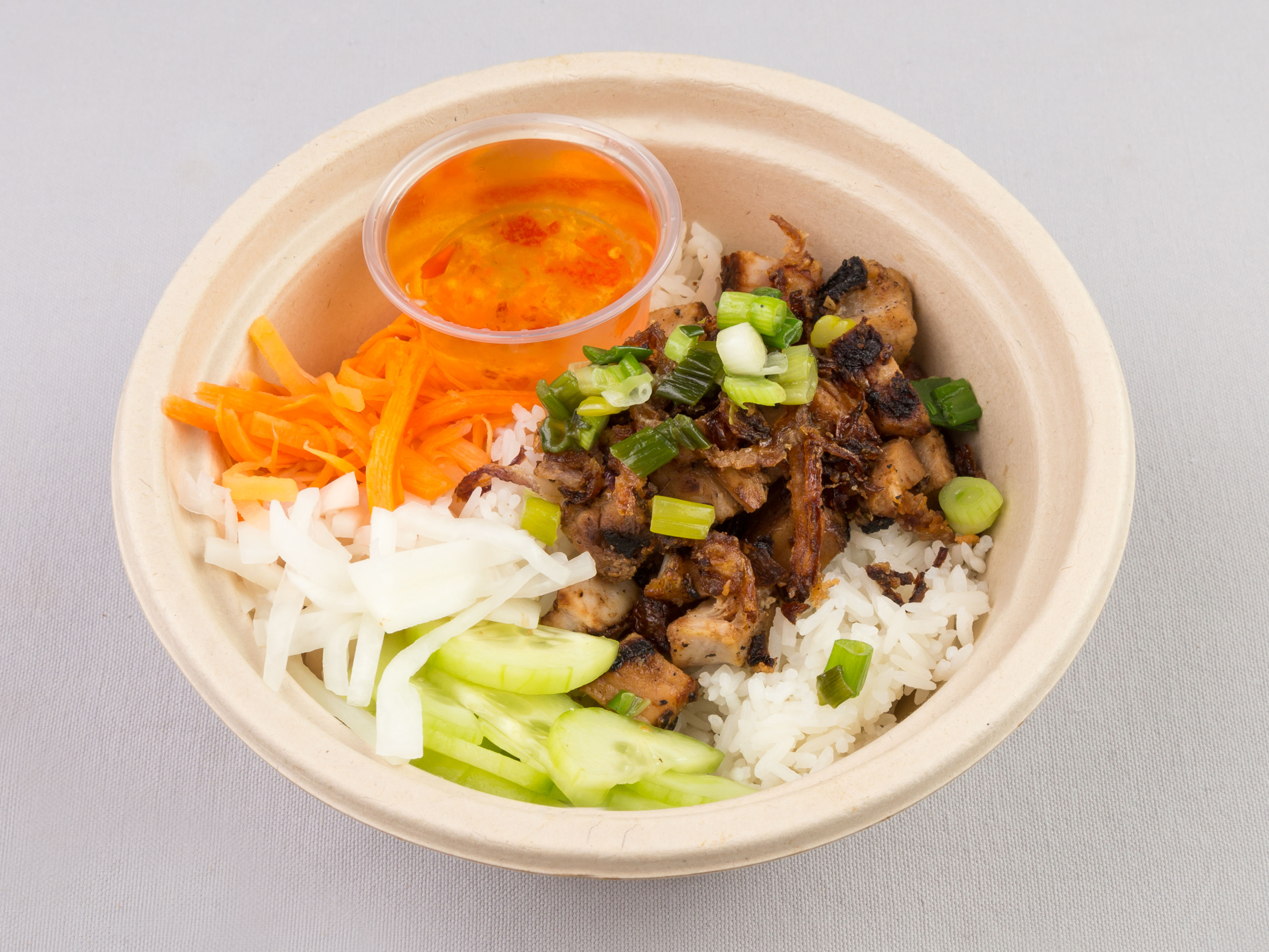 Order Chicken Rice Bowl food online from Viet Nom Noms store, Bellaire on bringmethat.com