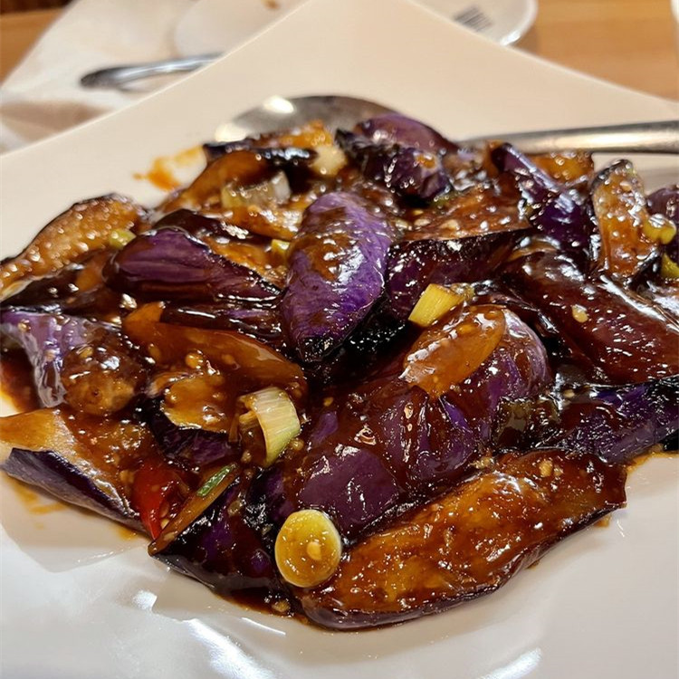 Order Eggplant in Spicy Garlic Sauce food online from Chuan Cafe store, Raleigh on bringmethat.com
