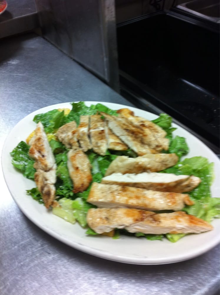 Order Caesar Salad with Chicken food online from Italian Villa store, Allen on bringmethat.com