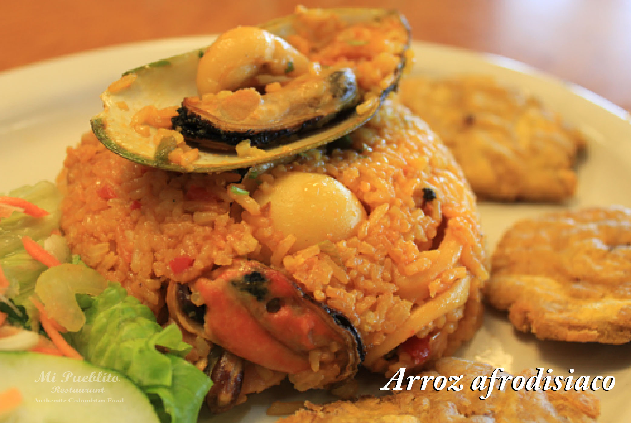 Order Arroz Afrodisiaco food online from Mi Pueblito Restaurant store, Houston on bringmethat.com