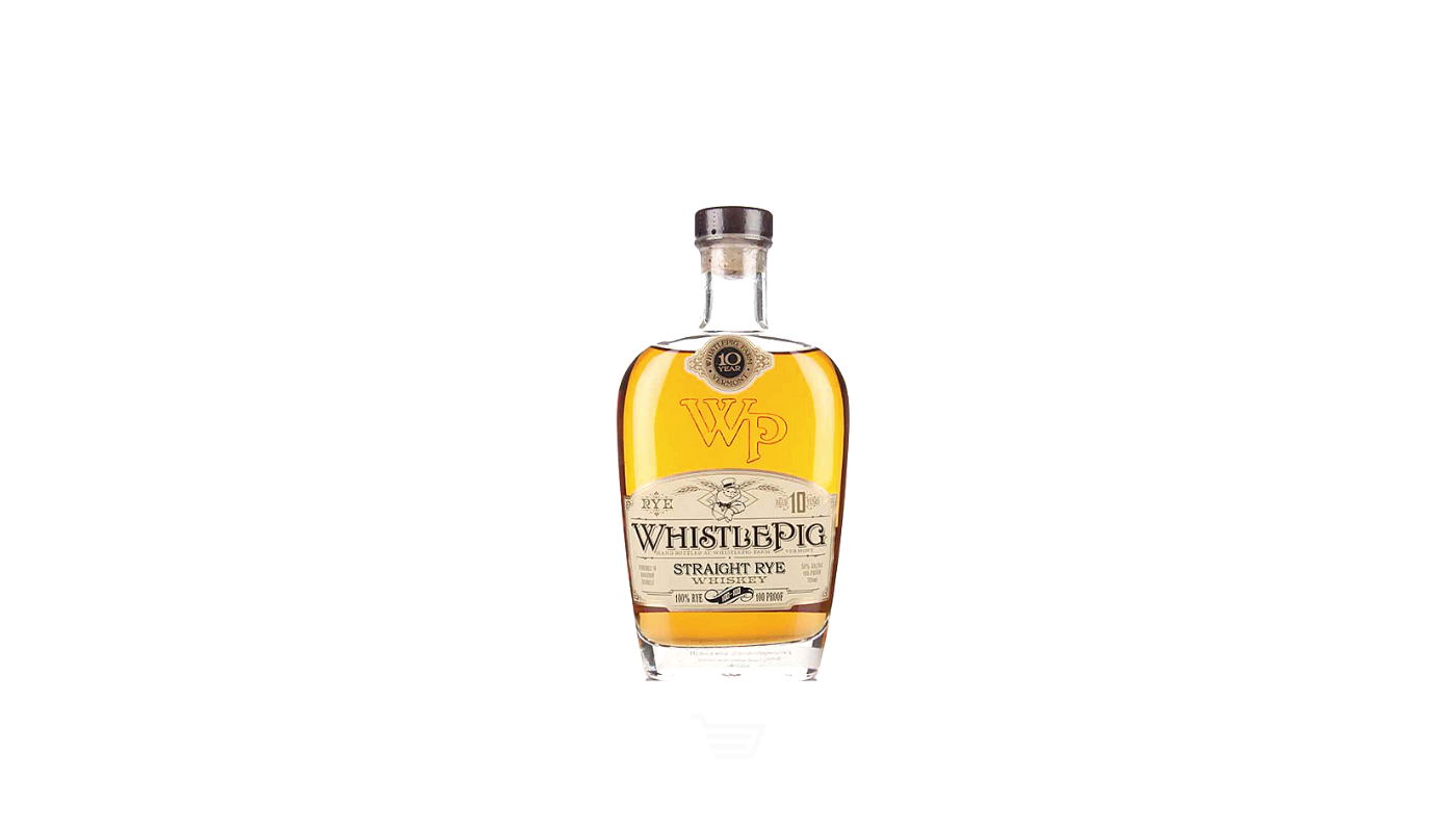 Order WhistlePig Straight Rye Whiskey 10 Year 750mL food online from Ocean Liquor store, South Pasadena on bringmethat.com