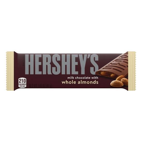 Order Hershey's Milk Chocolate with Almonds food online from Lakeside Delicatessen-Verona store, Verona on bringmethat.com