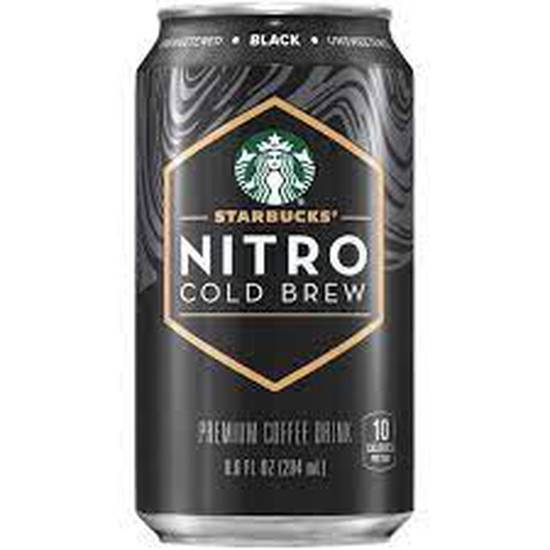 Order Black - Starbucks Nitro Cold Brew Coffee food online from The Cookie Dough Cafe store, Portland on bringmethat.com