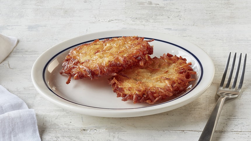 Order Crispy Potato Pancakes food online from IHOP store, Rochester on bringmethat.com