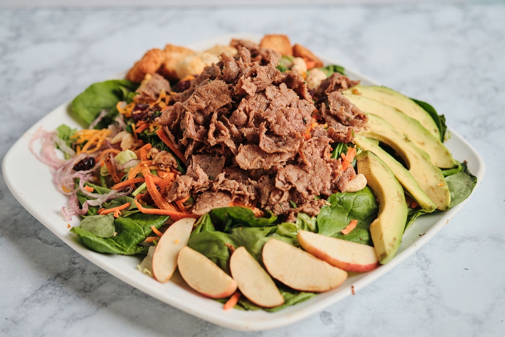 Order Sliced Beef/Autumn Salad food online from Orchid City Fusion Cafe store, Arlington on bringmethat.com