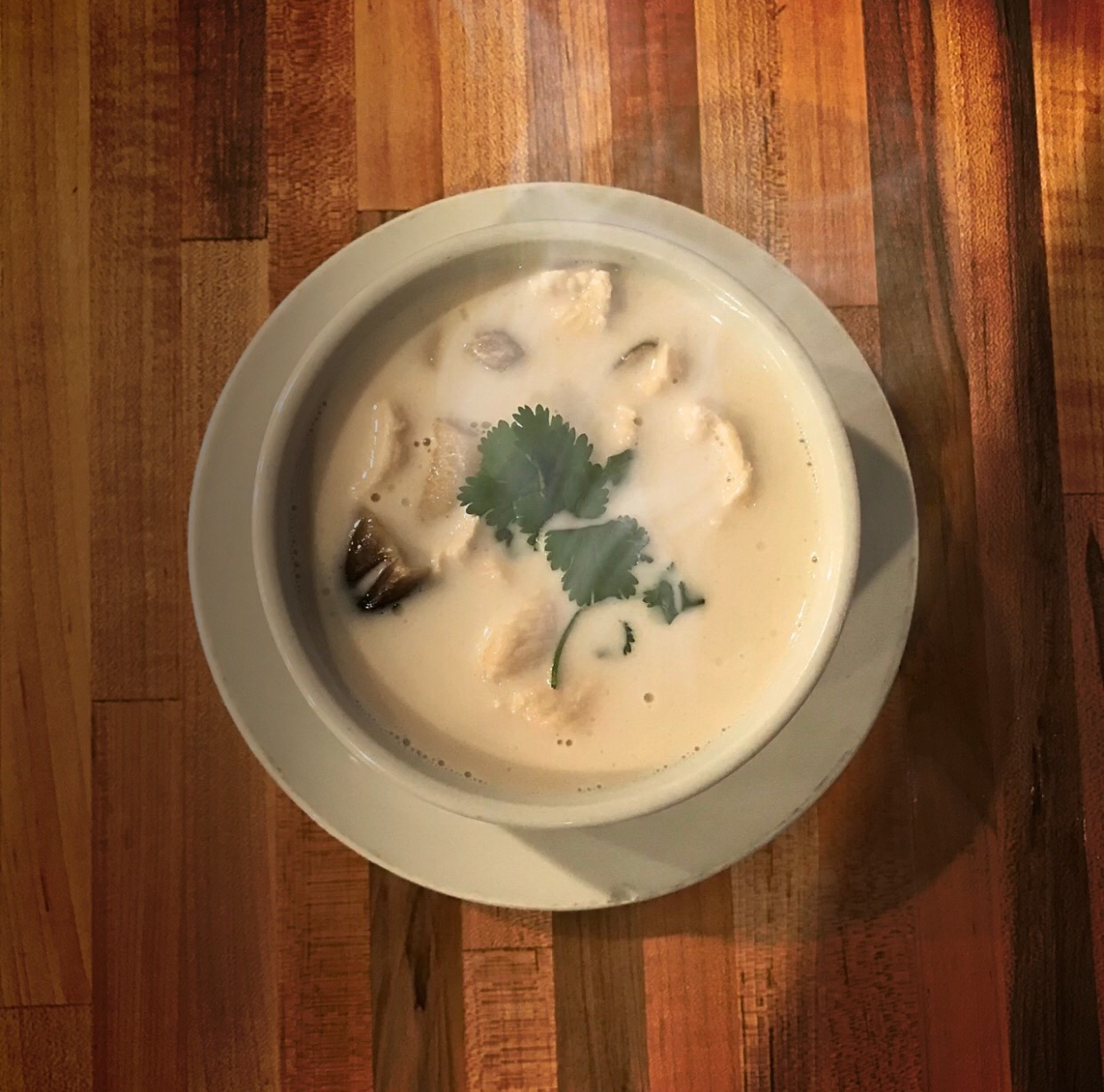 Order Tom Kha Soup food online from Bangkok Cafe store, Fredericksburg on bringmethat.com