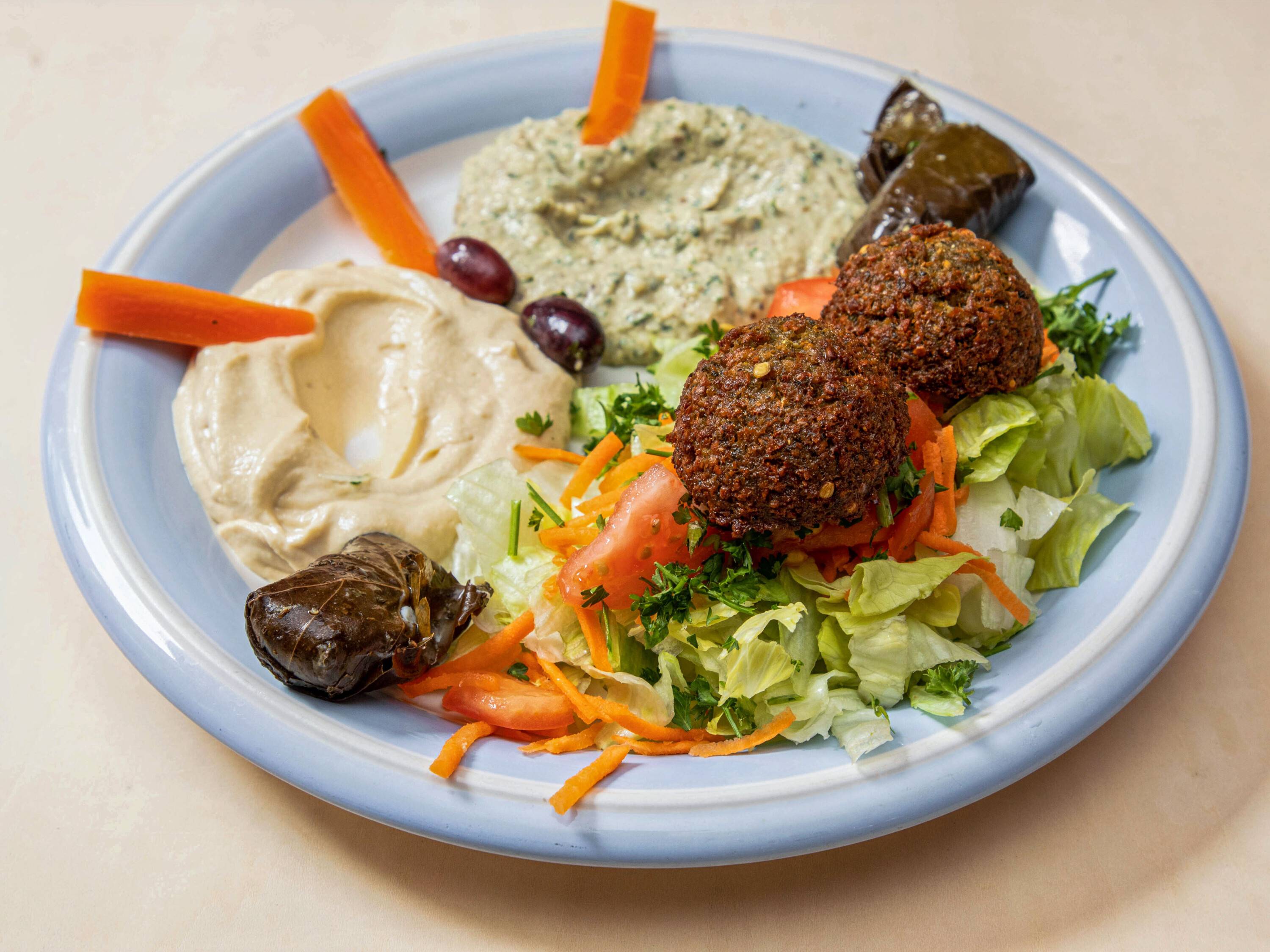 Order Combination -- Vegetarian food online from Mamoun's Falafel Restaurant store, Albany on bringmethat.com