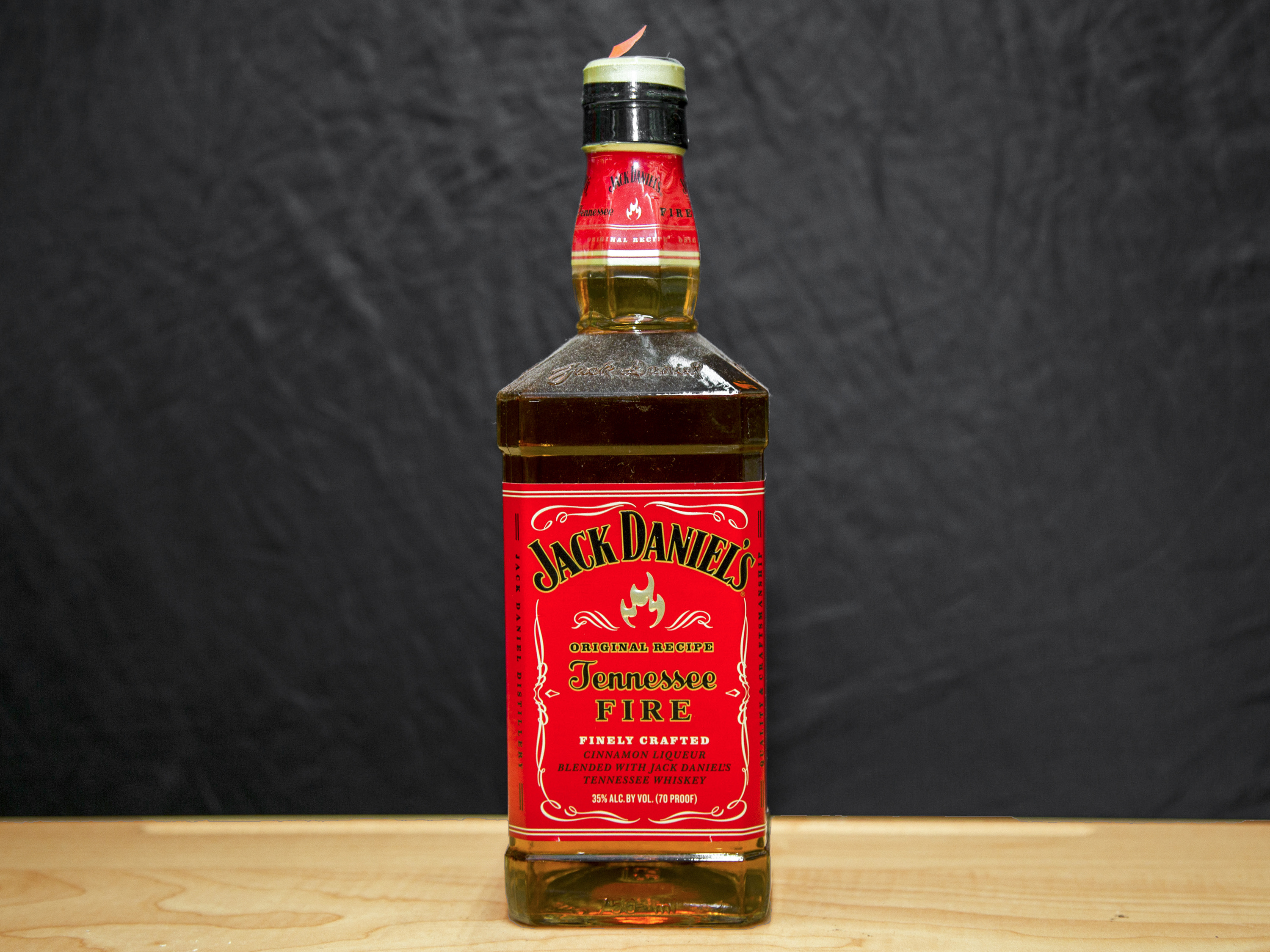 Order Jack Daniel's Tennessee Fire, 750 ml. Whiskey (35.0% ABV) food online from Platinum Star Food & Liquor store, Chicago on bringmethat.com