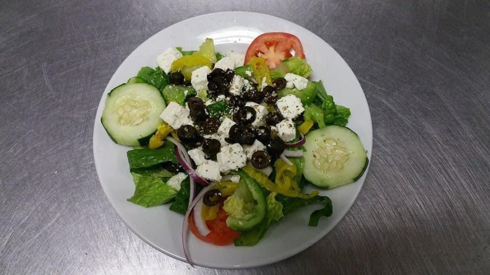 Order Greek Salad - Salads food online from Palermo's Family Italian & Greek Restaurant store, Conover on bringmethat.com