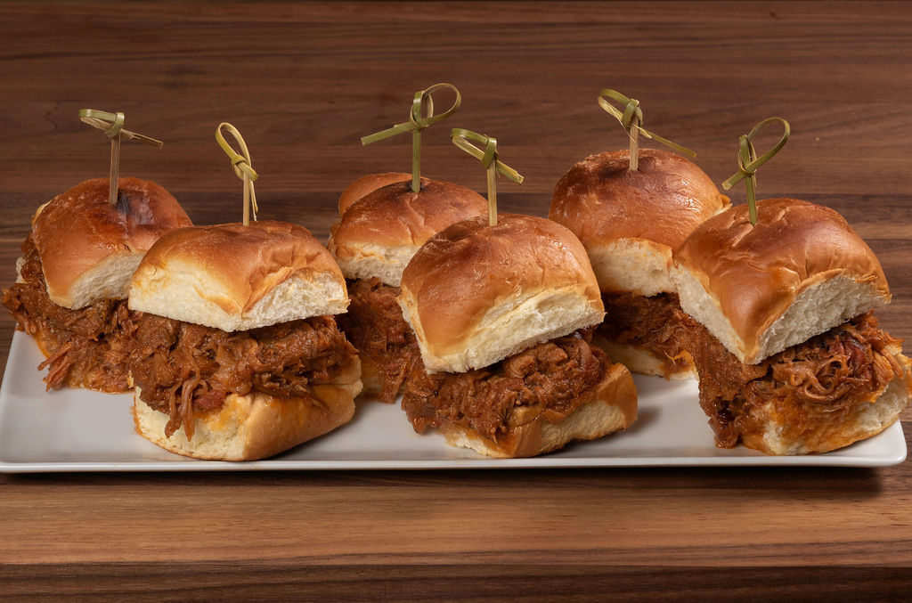 Order Basket of Pulled Pork Slider food online from Naples Rib Company store, Long Beach on bringmethat.com