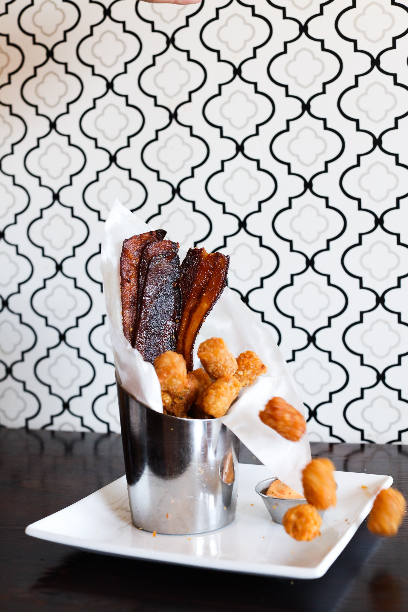 Order Candied Bacon and Tots food online from Nighthawk: Breakfast Bar store, Venice on bringmethat.com