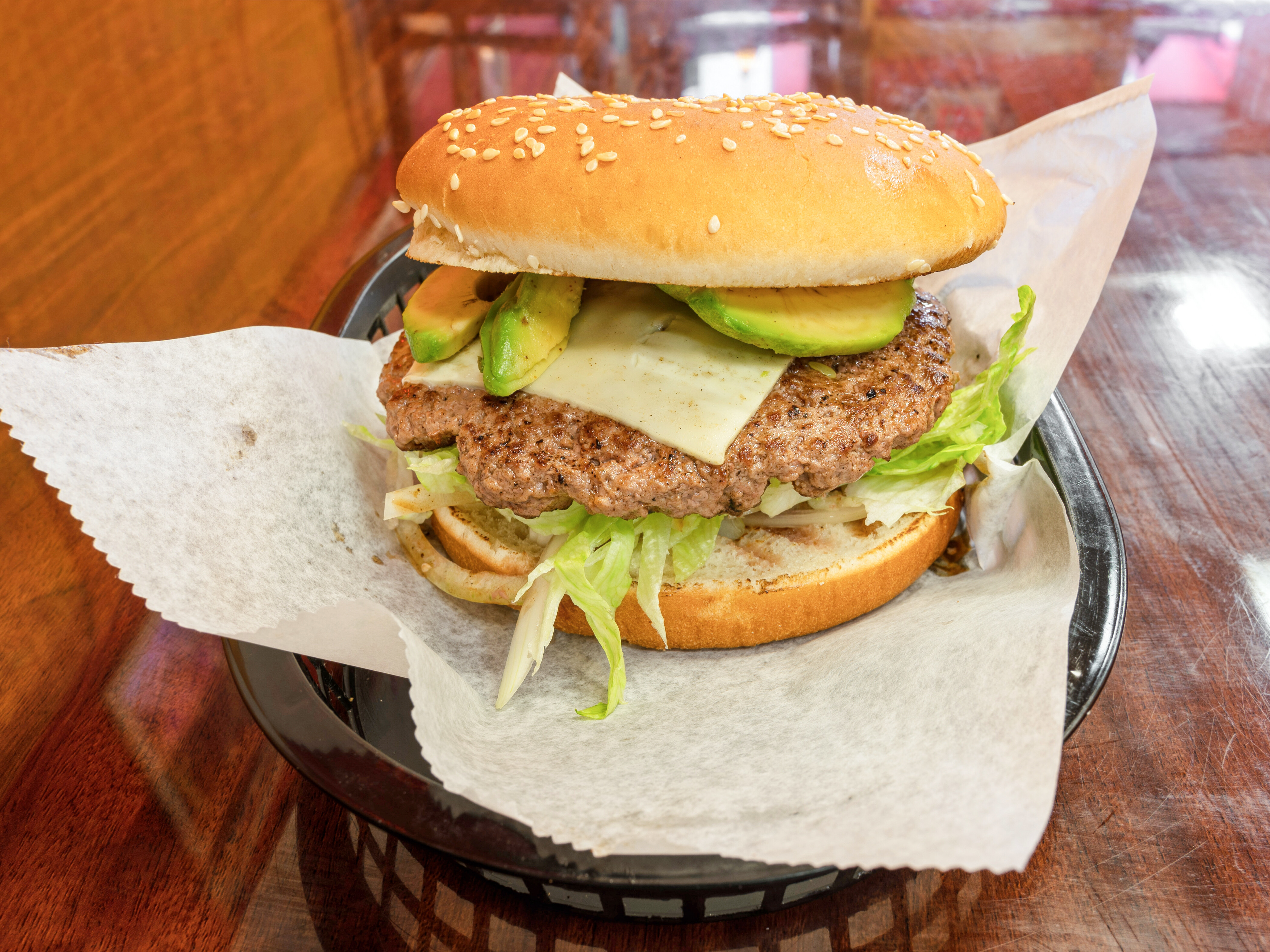 Order Cali Cheese Smashmouth Burger food online from Shmashmouth Burgers store, New Haven on bringmethat.com
