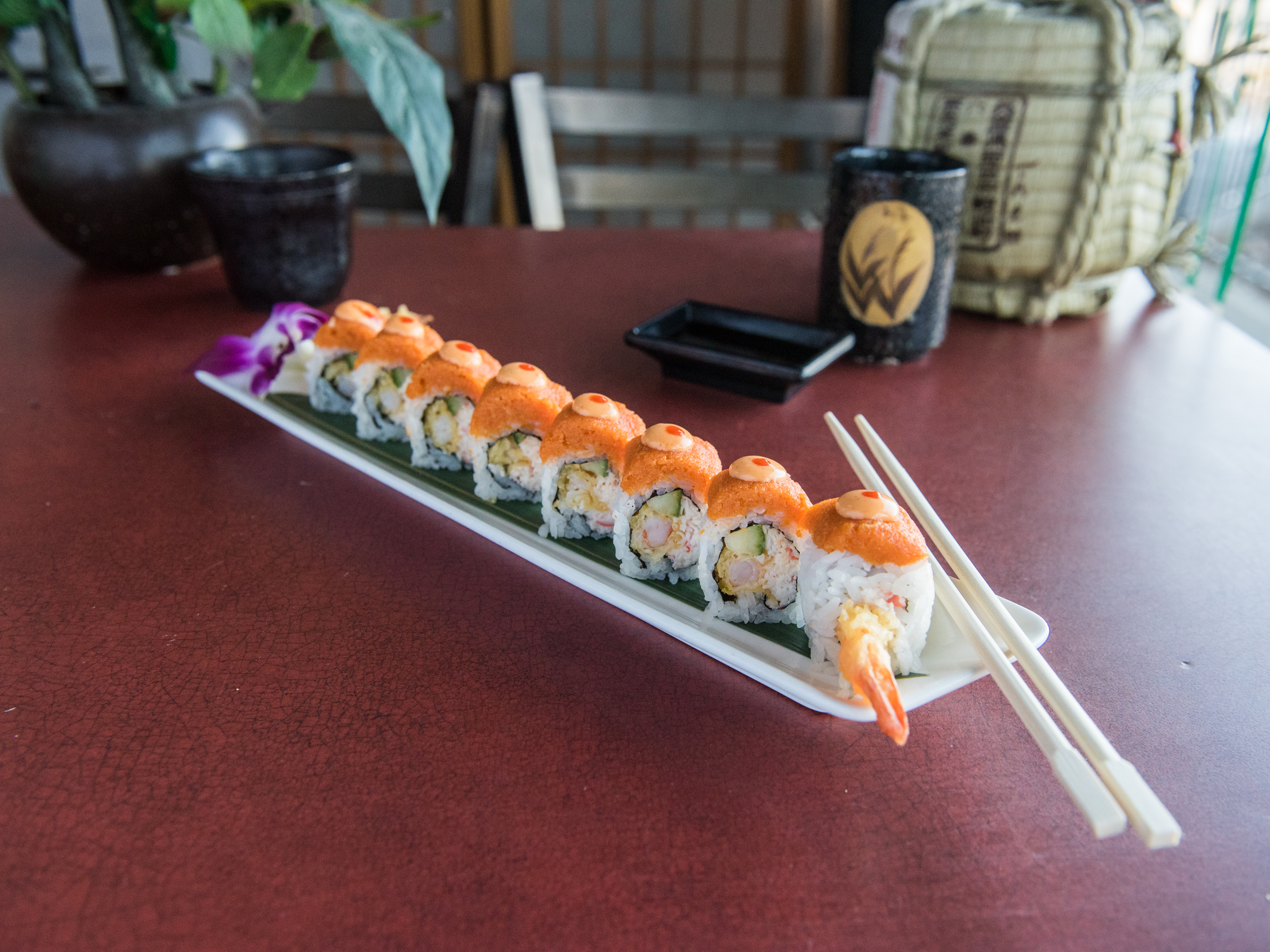 Order 8 Piece Sexy Crunch Roll food online from Joy Sushi store, Lone Tree on bringmethat.com