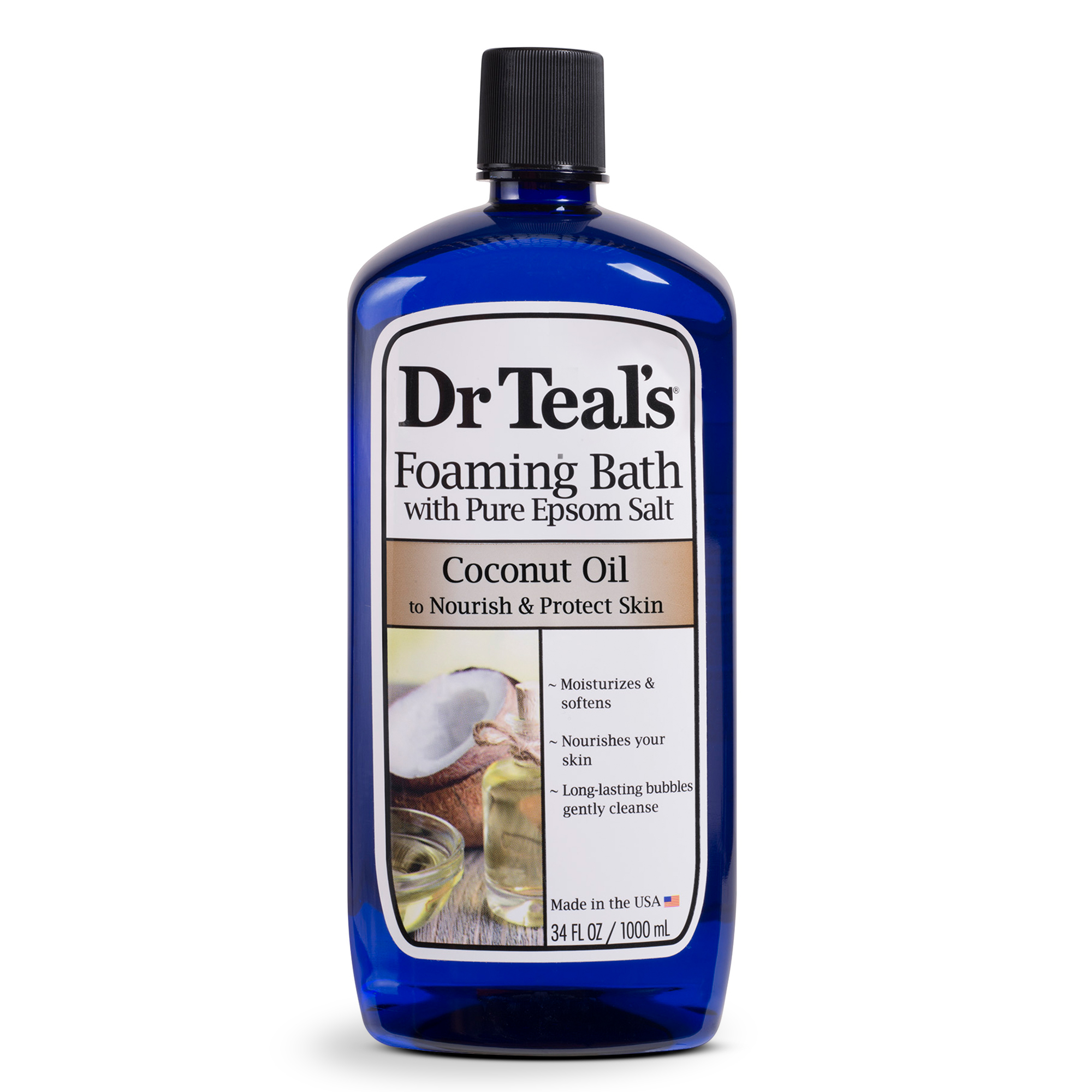 Order Dr Teals Foaming Bath Coconut Oil - 34 fl oz food online from Rite Aid store, Cathedral City on bringmethat.com