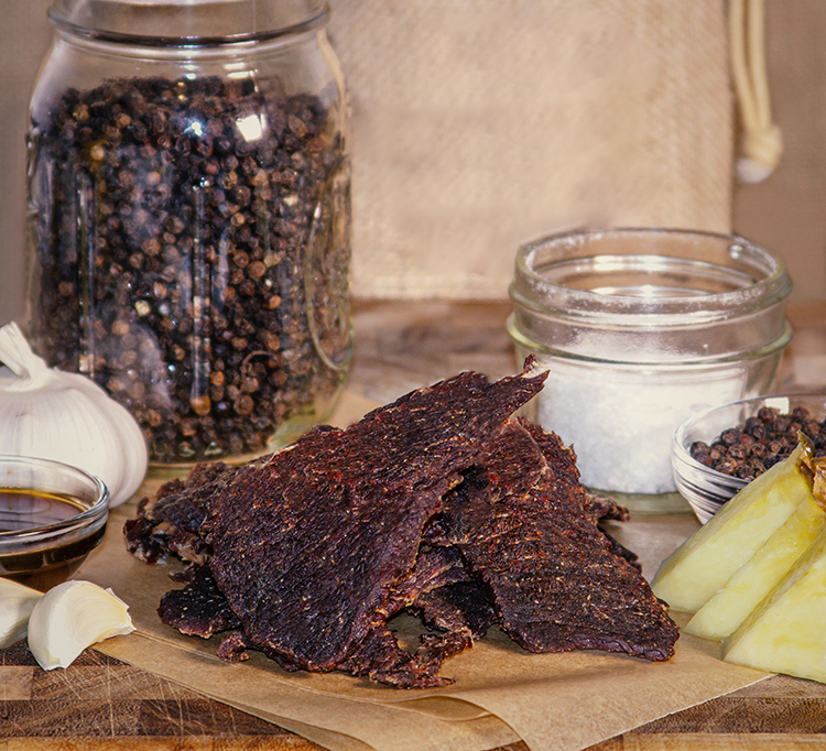 Order Thick Cut Cowboy Beef Jerky food online from Jed Jerky store, Barstow on bringmethat.com