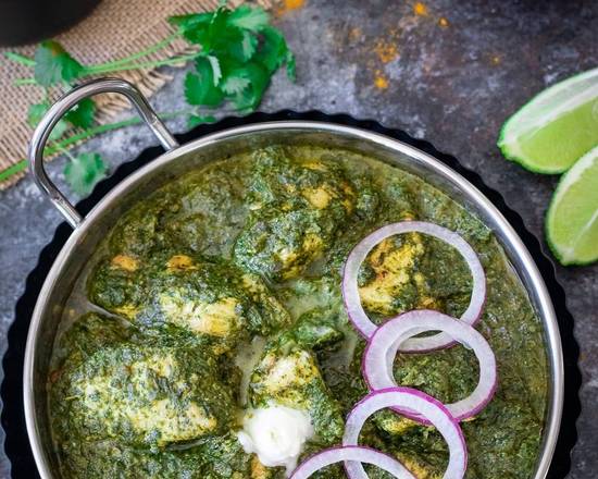 Order  Spinach chicken food online from Namaste Indian Cuisine store, Portland on bringmethat.com