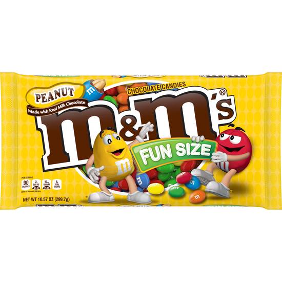Order M&M'S, Fun Size Peanut Chocolate Halloween Candy - 10.57 Oz food online from Rite Aid store, LIVONIA on bringmethat.com
