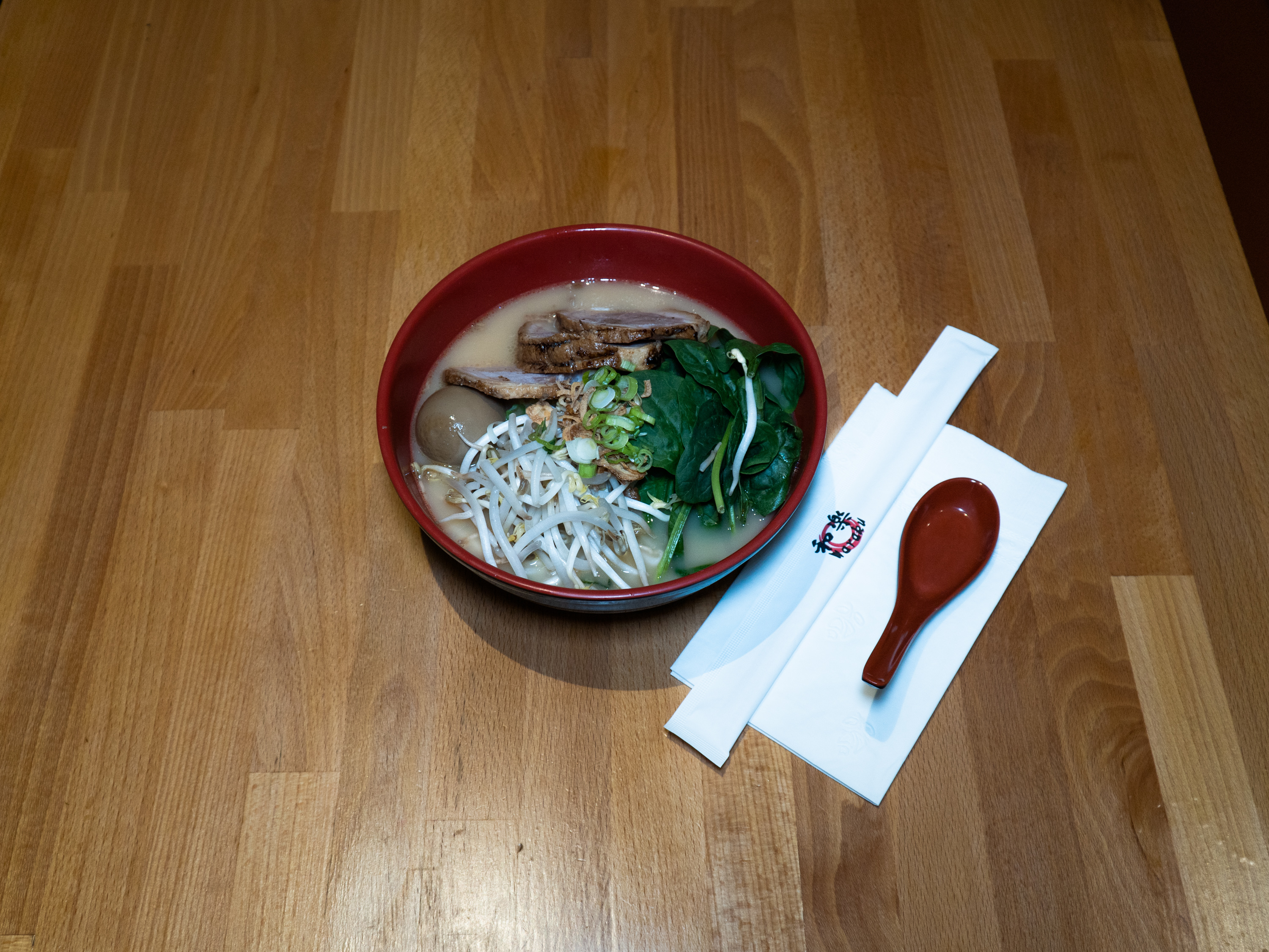 Order Belly Pork Ramen food online from Waraku Japanese Restaurant store, Fairfax on bringmethat.com