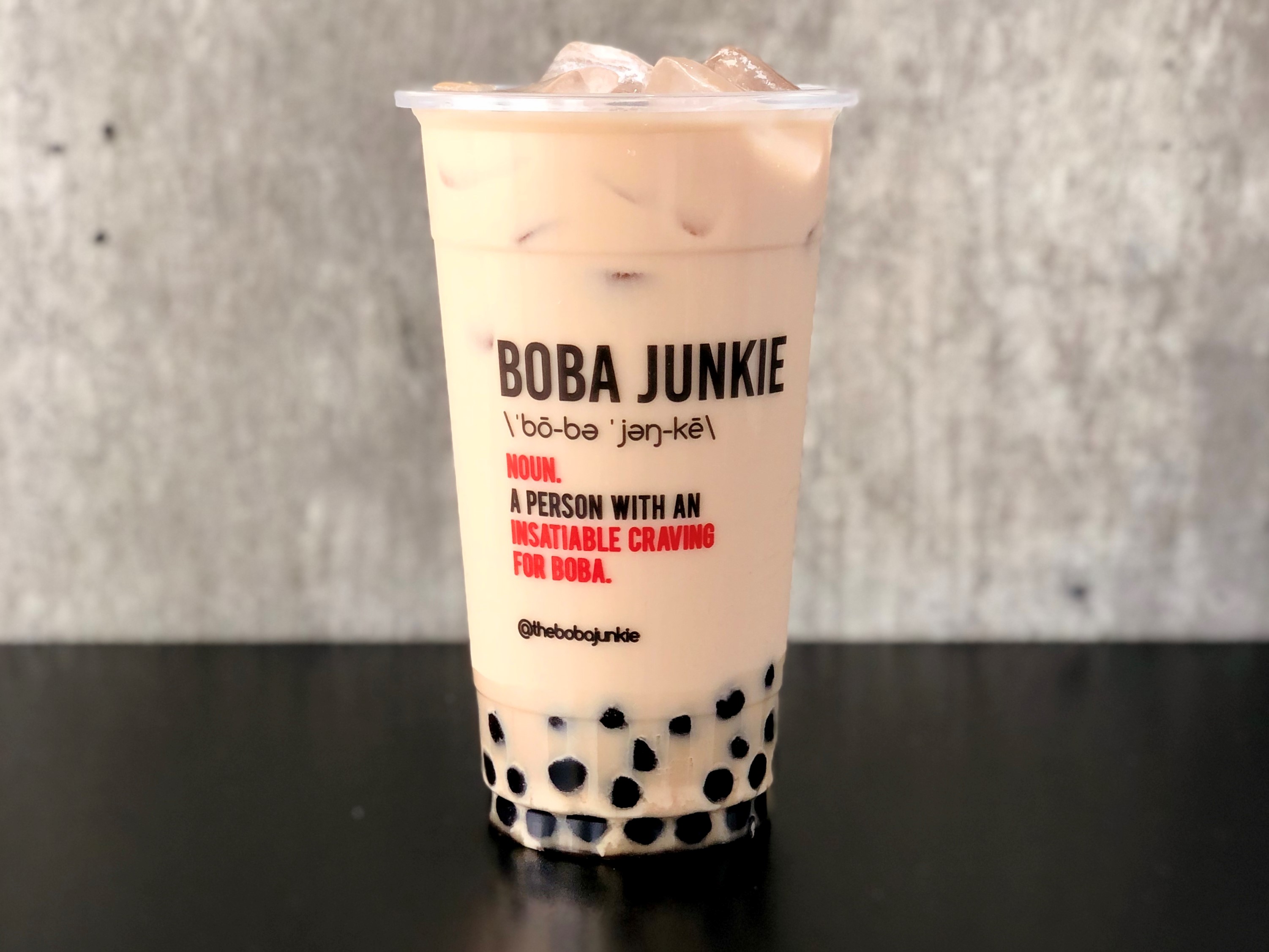 Order Almond Milk Tea food online from Boba Junkie store, Fountain Valley on bringmethat.com
