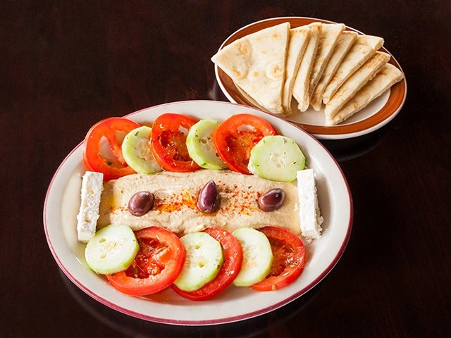 Order Hummus Plate food online from Kafé Neo store, Mill Creek on bringmethat.com
