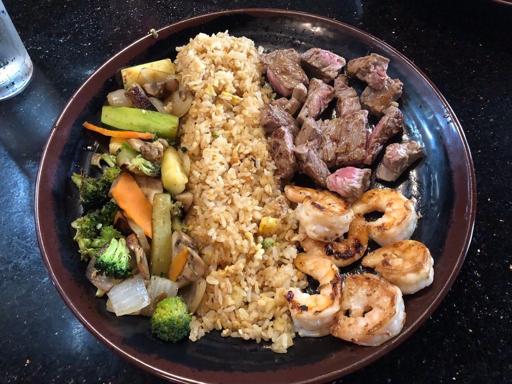 Order Steak and Shrimp Combo Hibachi Lunch food online from Wasabi Japanese Steakhouse store, Novi on bringmethat.com