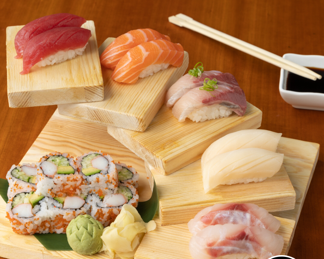 Order Sushi Deluxe food online from Sakura Organic store, Wakefield on bringmethat.com