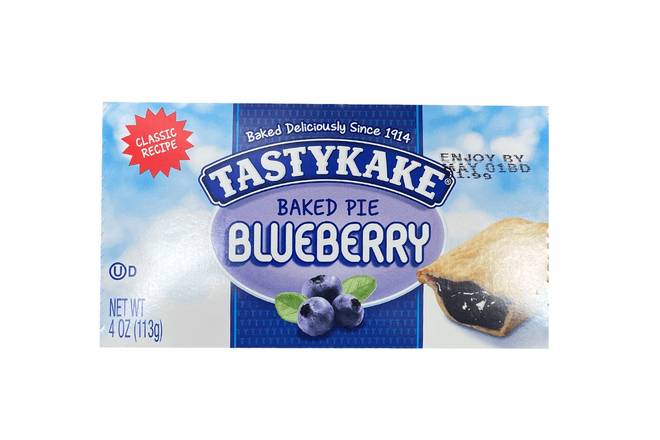 Order Tastycake Baked Blueberry Pie (4 oz) food online from Royal Farms store, Dover on bringmethat.com